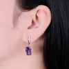 18ct Amethyst Earrings