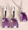 18ct Amethyst Earrings