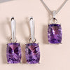 18ct Amethyst Earrings