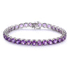 925 Silver Amethyst Bracelet