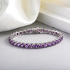 925 Silver Amethyst Bracelet