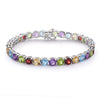 925 Silver Amethyst Bracelet