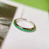 0.806ct Emerald Ring