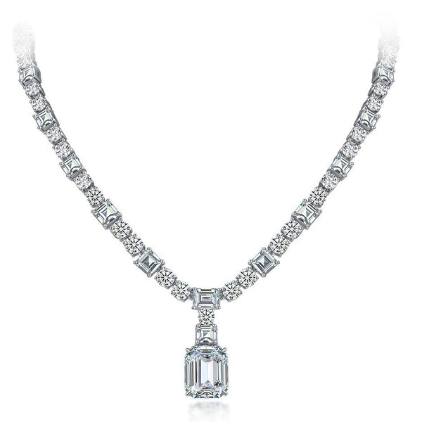 925 Silver Diamond Necklace