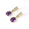 3.5ct Amethyst Earrings