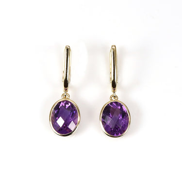 3.5ct Amethyst Earrings