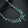 925 Silver Emerald Necklace