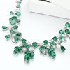 925 Silver Emerald Necklace