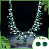 925 Silver Emerald Necklace