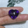 25.4ct Heart Amethyst