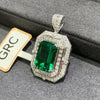 6.21ct Emerald Pendant