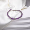 925 Silver Amethyst Bracelet