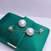 18k Gold Pearl Earrings