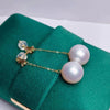 18k Gold Pearl Earrings