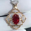 3.51ct Ruby Pendant