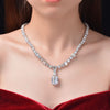 925 Silver Diamond Necklace