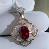 3.51ct Ruby Pendant