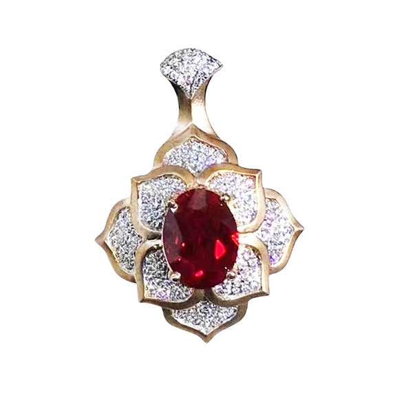 3.51ct Ruby Pendant