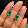 2.75ct Emerald Earrings