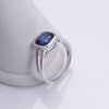 18k Gold Sapphire Ring