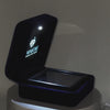 LED Light Velvet Gemstone Display Box