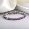 925 Silver Amethyst Bracelet