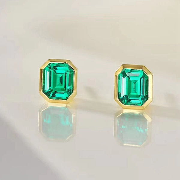 1.3ct Emerald Earrings